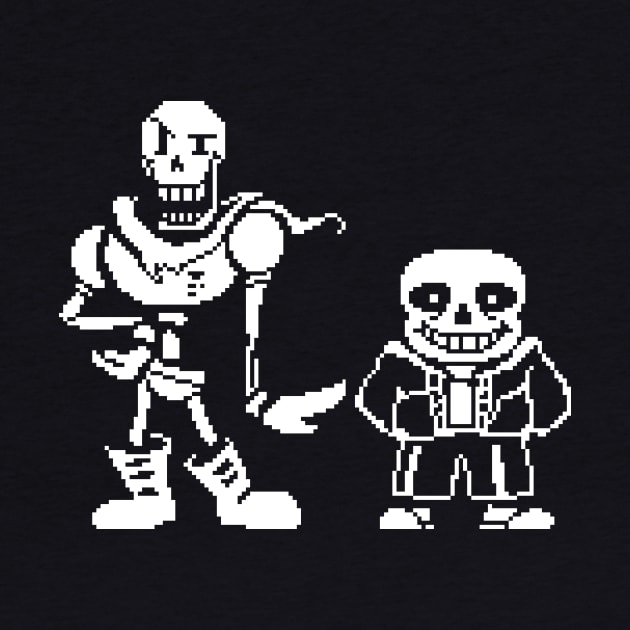 Papyrus and Sans by BrindleJustice